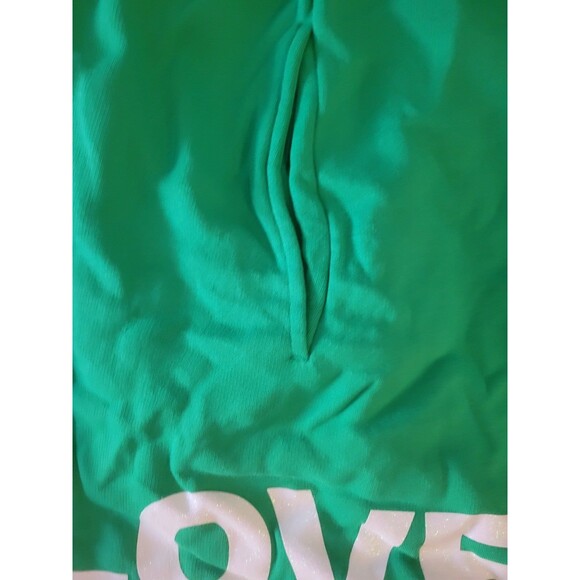 VS PINK CAMPUS PANTS JOGGERS BLING SHINE GREEN xxl - Picture 6 of 10